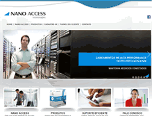 Tablet Screenshot of nanoaccess.com.br